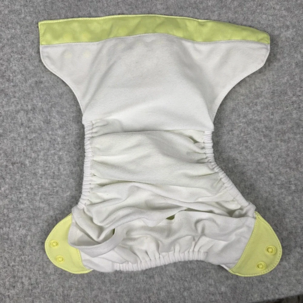 BumGenius Buttons Reusable Cloth Diapers Lot 4 OSFM Newborn‎ USA Multicolor